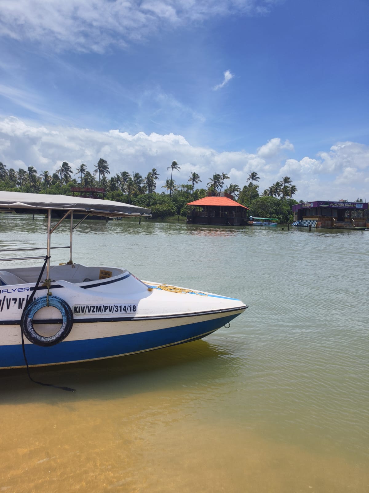 Association boat at the jetty